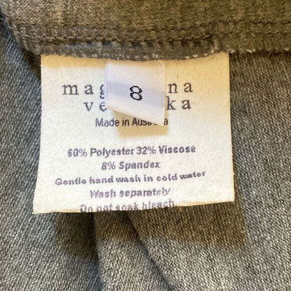 Magdalena Valevska Wrap Jersey Blazer Top | Size 8 | Made in Australia - Picture 6 of 6